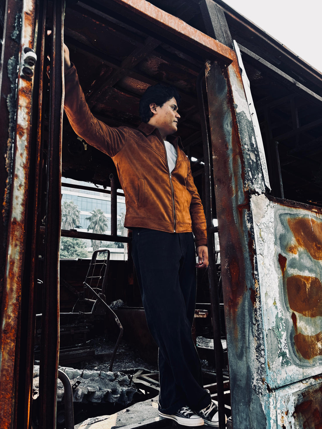 SUEDE LEATHER SHACKET