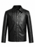 Calyph Men's Black Classic Leather Shacket
