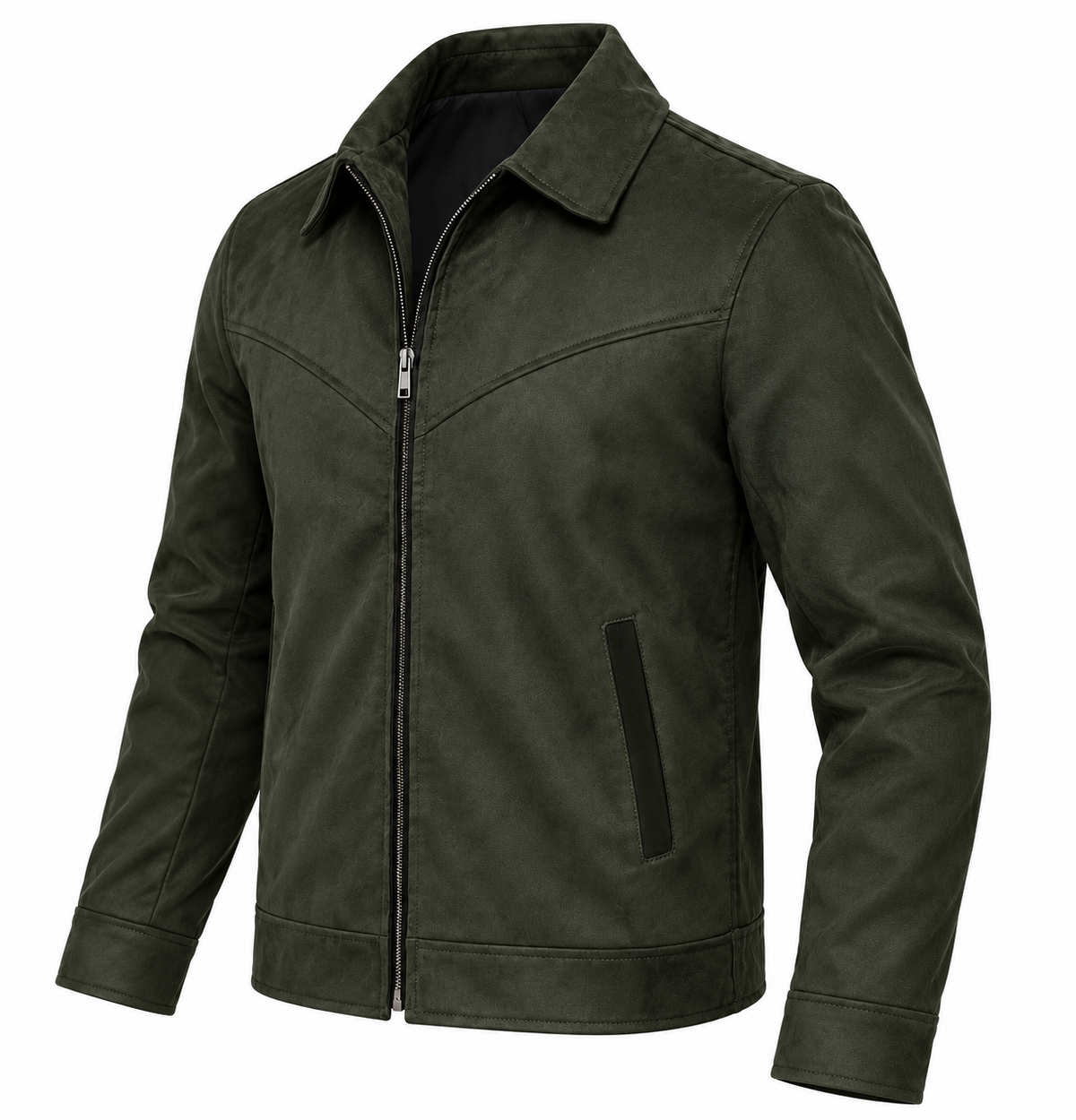 SUEDE LATHER SHACKET